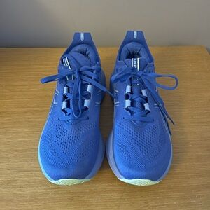 Women’s Asics Royal Blue Lace-Up Running Sneakers with Mint Accents